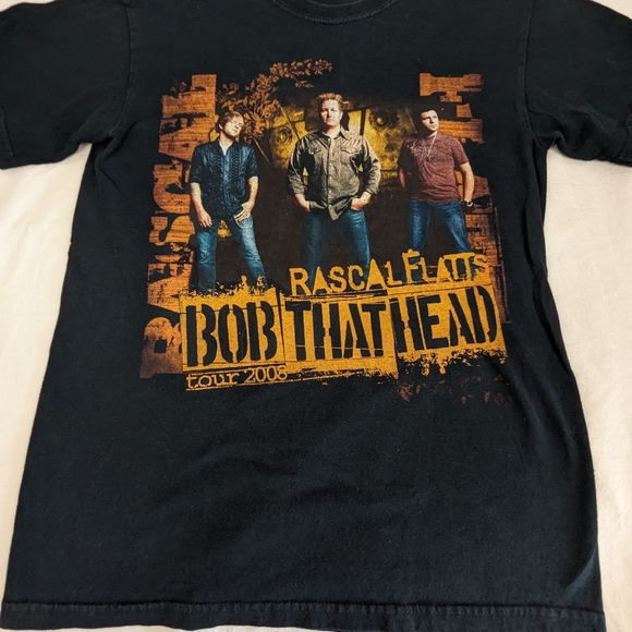 Rascal Flatts RF01 Bob That Head 2008 Vintage Concert Tee Small - Picture 9 of 9